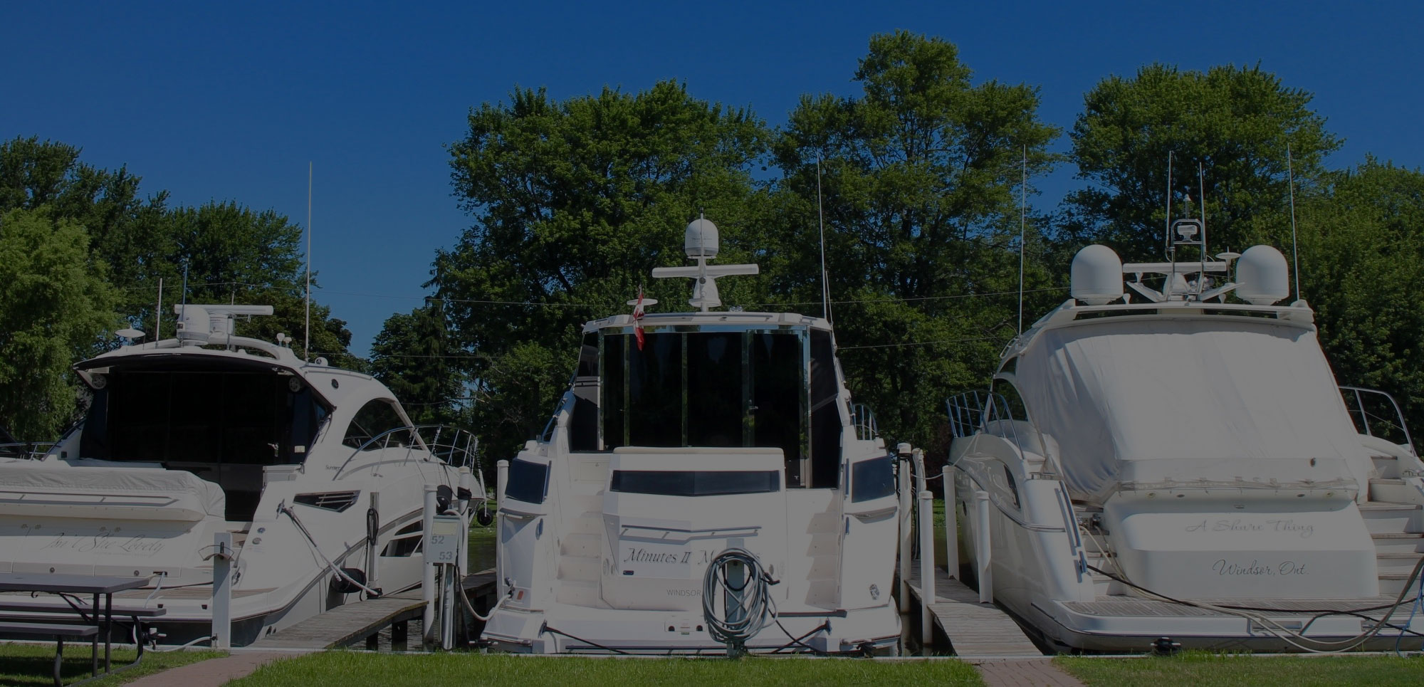 Puce River Marina Docked